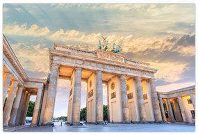Obraz - Brandenburská brána, Berlín, Nemecko (90x60 cm)