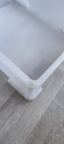 CURVER 2. akosť - Úložný box, rovná plastová debnička, stohovateľný AURORA - 35 x 27 x 21cm (13L)