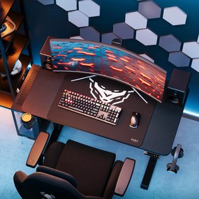 Výškovo nastaviteľný stôl Diablo X-Tensio 1100 čierny
