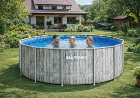 Marimex | Bazén Marimex Florida 3,66x1,22 m so zabudovaným skimmerom - motív ŠEDÉ DREVO | 10340321