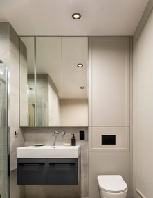 Eglo 902274-SADA 3xLED Kúpeľňové podhľadové svietidlo SALABATE LED/4,9W/230V pr.8,8cm IP65 čierna