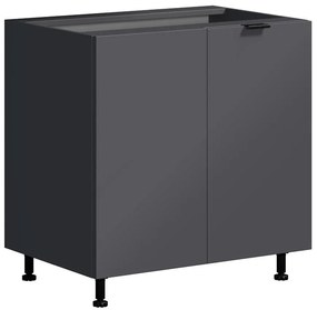 Kuchynská Skrinka LOFT II D80 grafit