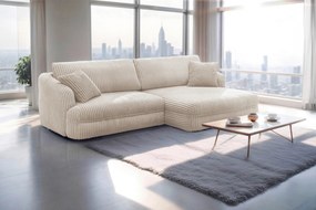 XXXLutz ROHOVÁ SEDAČKA, textil, krémová MID.YOU - Sedačky - 000694008204