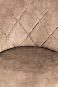 Barová stolička LINDA - béžová - výškovo nastaviteľná