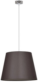 Závesné svietidlo Milano, 1x textilné tienidlo (výber zo 6 farieb), (výber zo 4 farieb konštrukcie), c