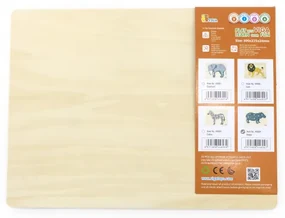 Puzzle na podložke s rúčkami 44604 hroch