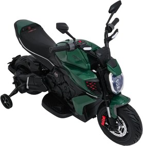 Elektrická motorka Ducati Diavel x Bentley zelená