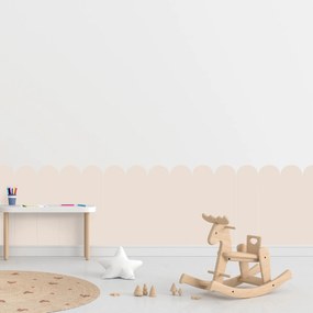 PIPPER. Oblúk - Hnedá farba - textilná nálepka na stenu Farba: Bledá, Veľkosť: 60 cm