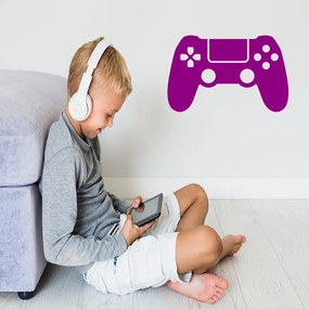 Veselá Stena Samolepka na stenu na stenu Ovládač na playstation Farba: černá