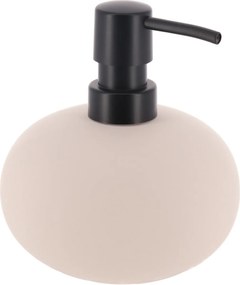 Sada kúpeľňových doplnkov Niva, béžová/s čiernymi prvkami