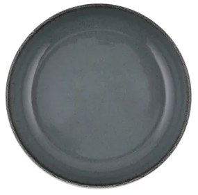 16-dielna jedálenská súprava, sivá/porcelán