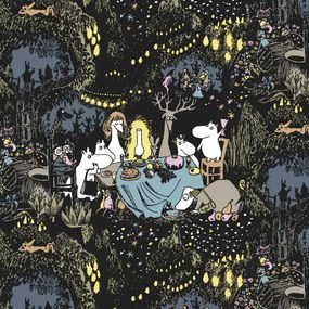 Kuchynská chňapka Moomin Tähtimuumi, čierna