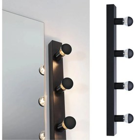 Paulmann 80099 - 4xE14/40W IP44 Kúpeľňové osvetlenie zrkadla REGULA 230V čierna