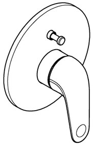 GROHE 24336001 - Vaňová batéria SWIFT DN 15 lesklý chróm