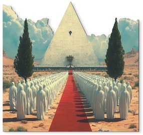 drevko |  Obraz Ticho pred pyramídou  60 x 575 cm