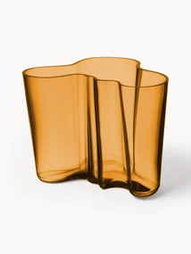 Ručne fúkaná váza Alvar Aalto, V 16 cm
