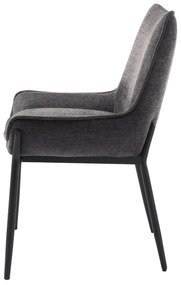 Tmavosivá jedálenská stolička Calgary – Unique Furniture