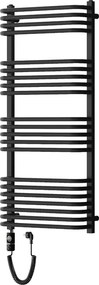 Mexen Apollo, elektrické vykurovacie teleso 1210x550 mm + vykurovacia tyč 600 W, čierna, W117-1210-550-2600-70