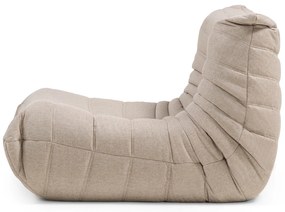 Designové křeslo Fugi béžovo-šedé
