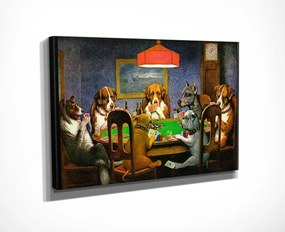 Reprodukcia obrazu Poker Game 30x40 cm viacfarebná