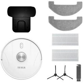 TESLA Electronics RoboStar - Inteligentný robotický vysávač 2v1 2600 mAh Wi-Fi biela