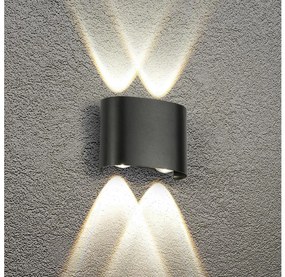 Brilagi - LED vonkajšie nástenné svietidlo FLAREBOX LED/4W/230V čierne IP65