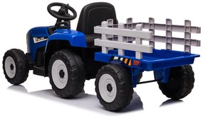 Elektrické autíčko Traktor s prívesom NV-X611 modré