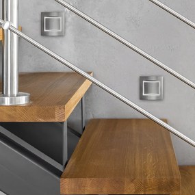 Schodiskové LED svietidlo Evra, 1x LED 0,6w, 3000k, s