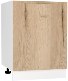 Kuchynská skrinka Zoya D60zl Pl Dub Halifax/Biely