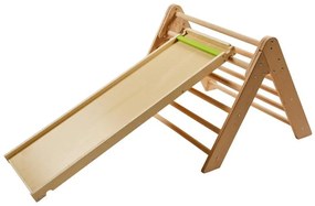 lupilu®  Rebrík a šmýkačka 2 v 1 Premium + Trojuholníková preliezka Premium  (800011370)