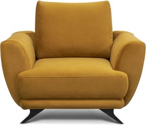 Kreslo MEGAN, horčicová (Monolith 48)