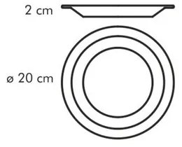Tescoma Dezertný tanier GUSTITO, 20 cm