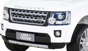 Ramiz Land Rover Discovery Elektrické auto pre deti Biele SUV + diaľkové ovládanie