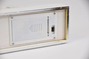 Vianočný adventný kalendár, sane, 10 LED, na batérie