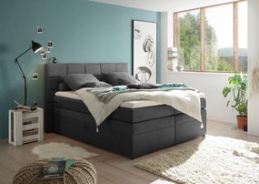 XXXLutz BOXSPRINGOVÁ POSTEĽ, 180/200 cm, bahenná hnedá MID.YOU - Online Only spálne - 002220032511