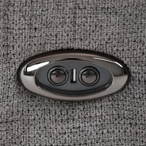 Polohovacie kreslo sivé, elektrické TV-Q8575 GREY2