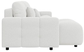 Biela rozkladacia rohová pohovka (variabilná) Luki – Ropez