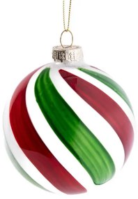 Vianočná ozdoba AMERE zelená / červená 715136