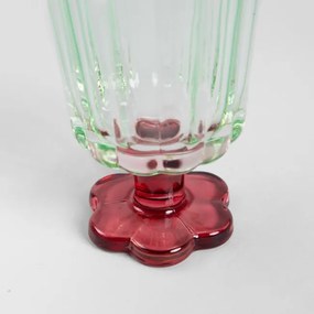 Pohár CASSIAR zelený / koralový 727153 220 ml