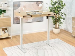 PC stolík Osto 120 (sonoma + biela). Vlastná spoľahlivá doprava až k Vám domov. 1109831