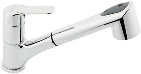 Novaservis Metalia 54 drezová batéria s vyťahovacou sprškou chróm 54081,0 54081.0