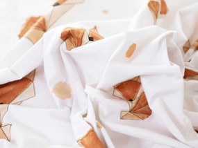 Bavlnená obliečka na vankúš Renforcé 50 × 70 cm – Líšky