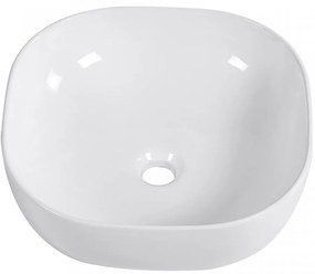 Cerano Sano, keramické umývadlo na dosku 42,5x42,5 cm, biela lesklá, CER-CER-433070