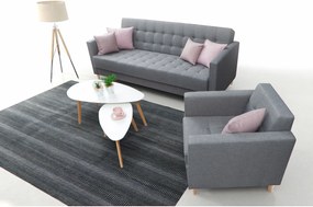 Sconto Pohovka ANDY sivá