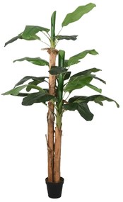 Umelý banánový strom 19 listov 180 cm zelený 359002