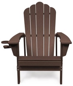 Hnedé plastové záhradné kreslo Adirondack – Bonami Selection