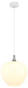 Globo 15548H1W - Luster na lanku MAXY 1xE27/60W/230V pr. 29 cm biela