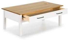 Biely drevený konferenčný stolík Marckeric Miranda
