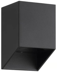 Nordlux - Vonkajšie nástenné svietidlo NIKO 1xGU10/25W/230V IP54 čierna