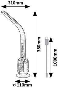 Rabalux FIGEN LED stolná lampa 74231